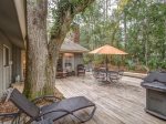 Back Patio with BBQ Grill at 3 Sweet Gum Court